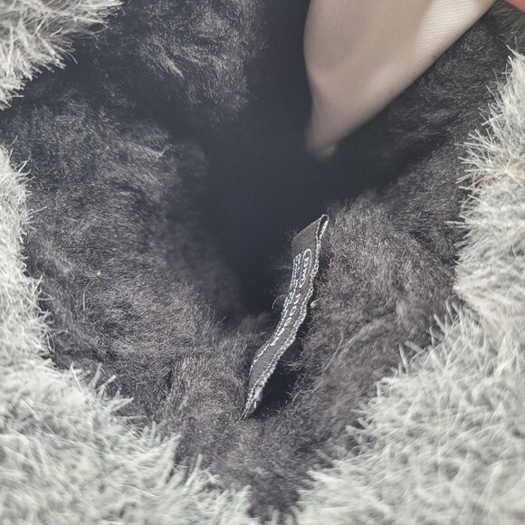 Totes Women's White Zip Front Waterproof Boots Plush Lined US Size 8 - Picture 7 of 11